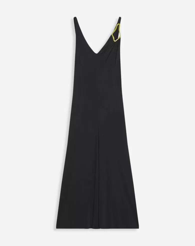 Donne Lanvin Abito Midi A Trapezio Senza Maniche