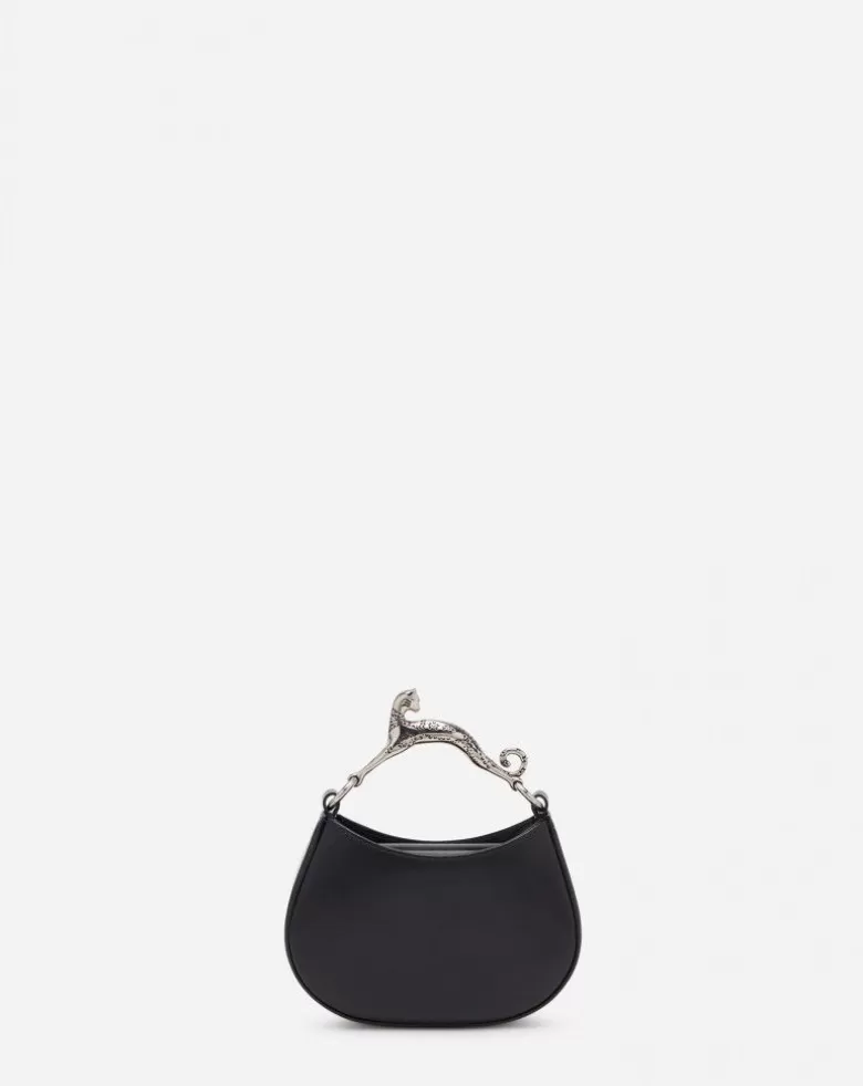 Donne Lanvin Borsa Gatto Nano Hobo In Pelle