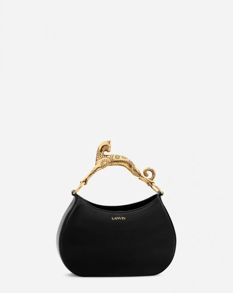 Donne Lanvin Borsa Hobo Cat Sm In Pelle Di Agnello