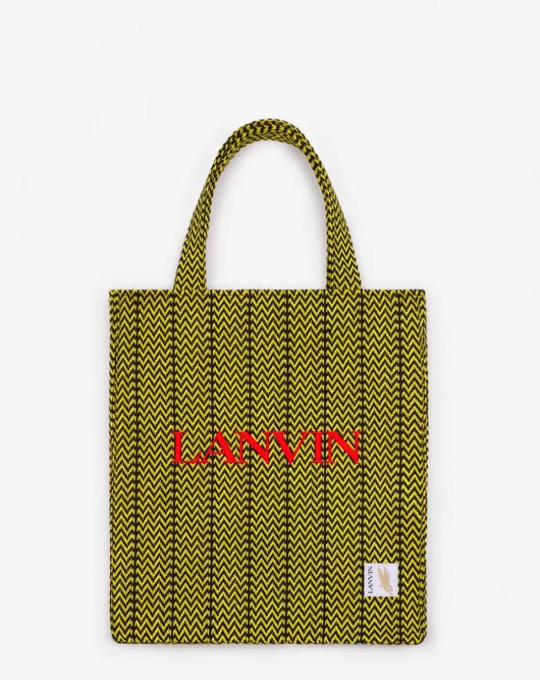 Uomini Lanvin Borsa Tote X Future Kerb In Cotone