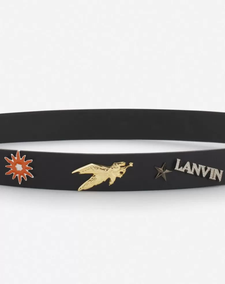 Uomini Lanvin Cintura X Future In Pelle Con Spille