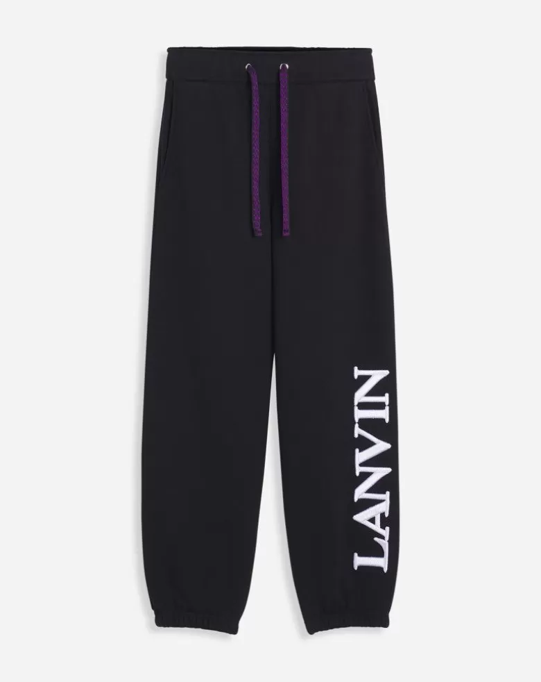 Uomini Lanvin Pantaloni Da Jogging Unisex Con Logo X Future