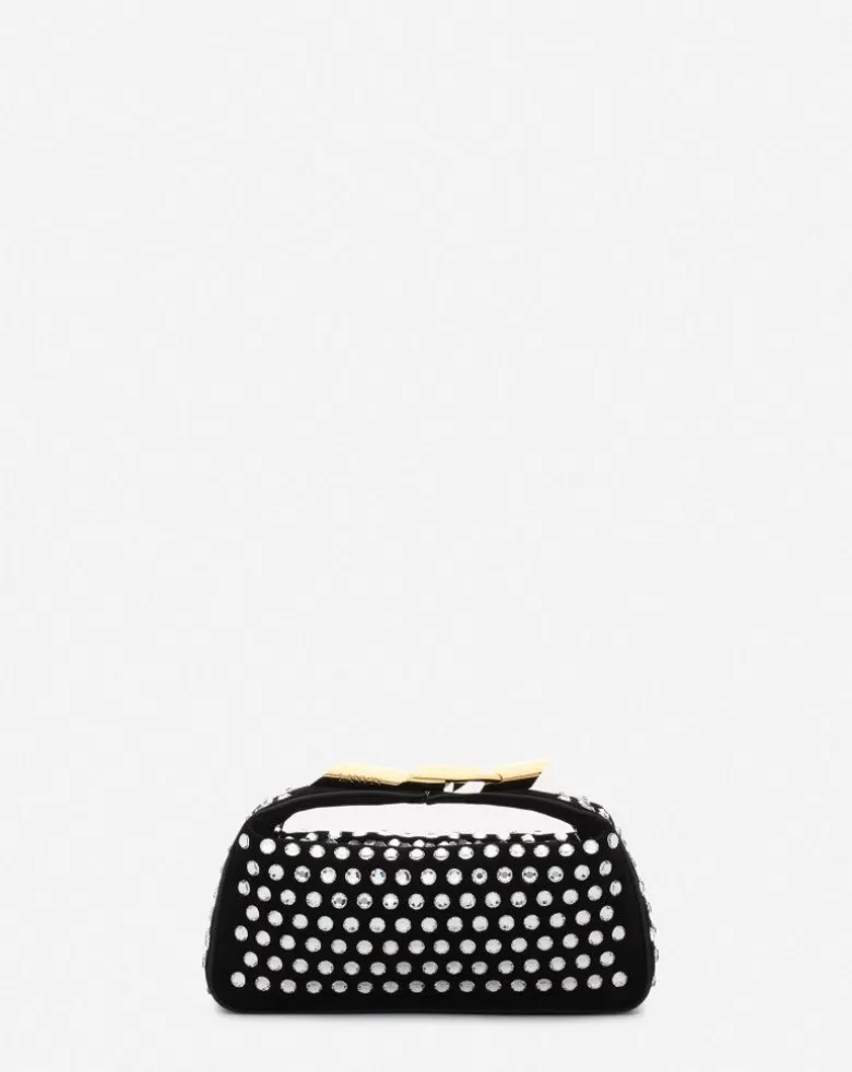 Donne Lanvin Pochette In Pelle Haute Sequence Con Strass