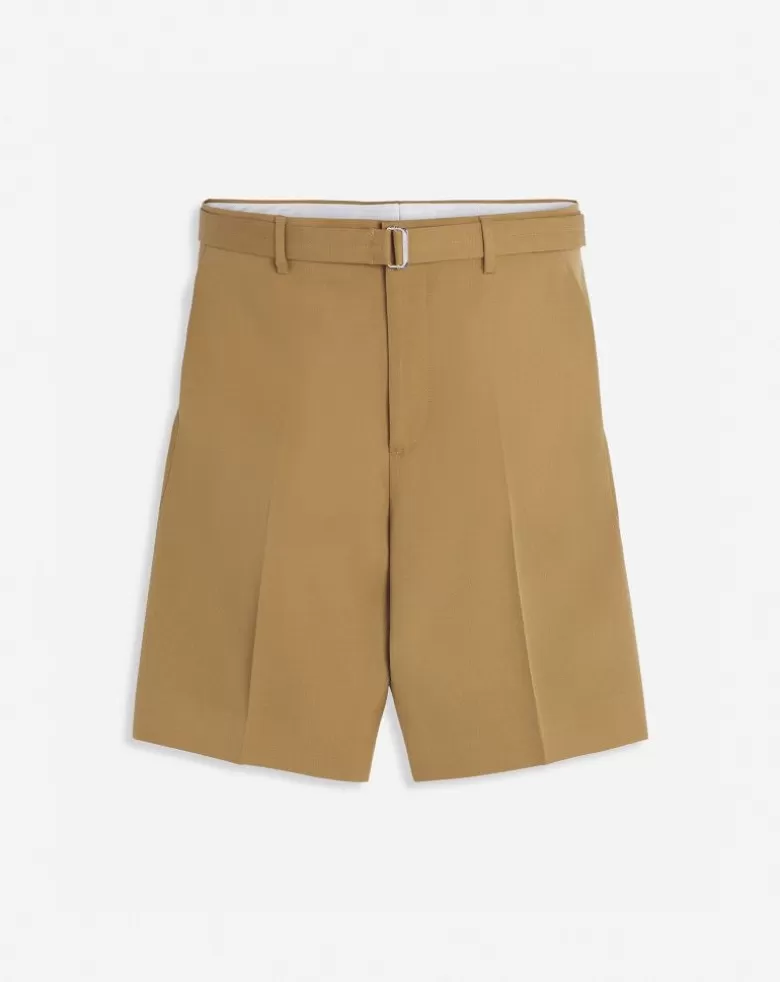 Uomini Lanvin Shorts Classici Sartoriali Con Cintura