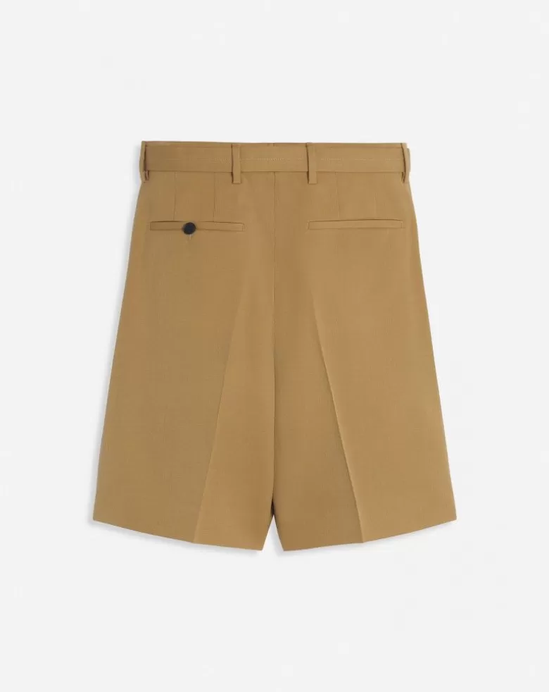 Uomini Lanvin Shorts Classici Sartoriali Con Cintura