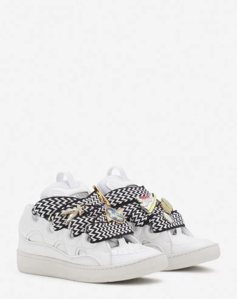 Donne Lanvin Sneakers Da Donna In Pelle X Future Curb 3.0