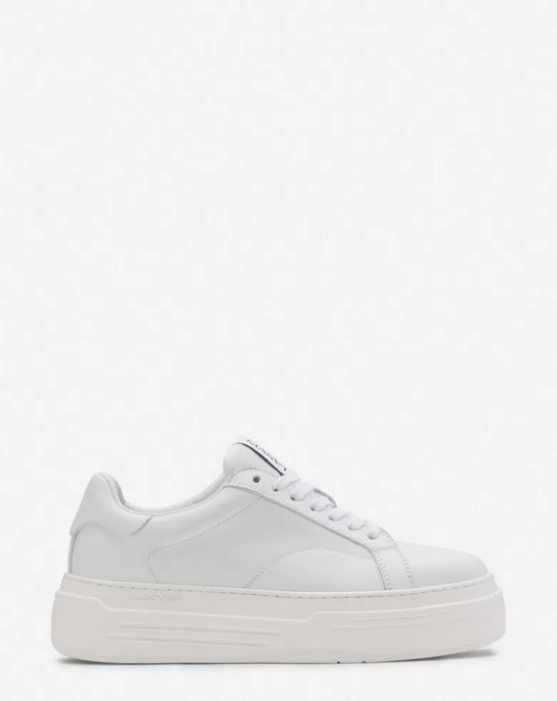 Donne Lanvin Sneakers Ddb0 Con Platform In Pelle