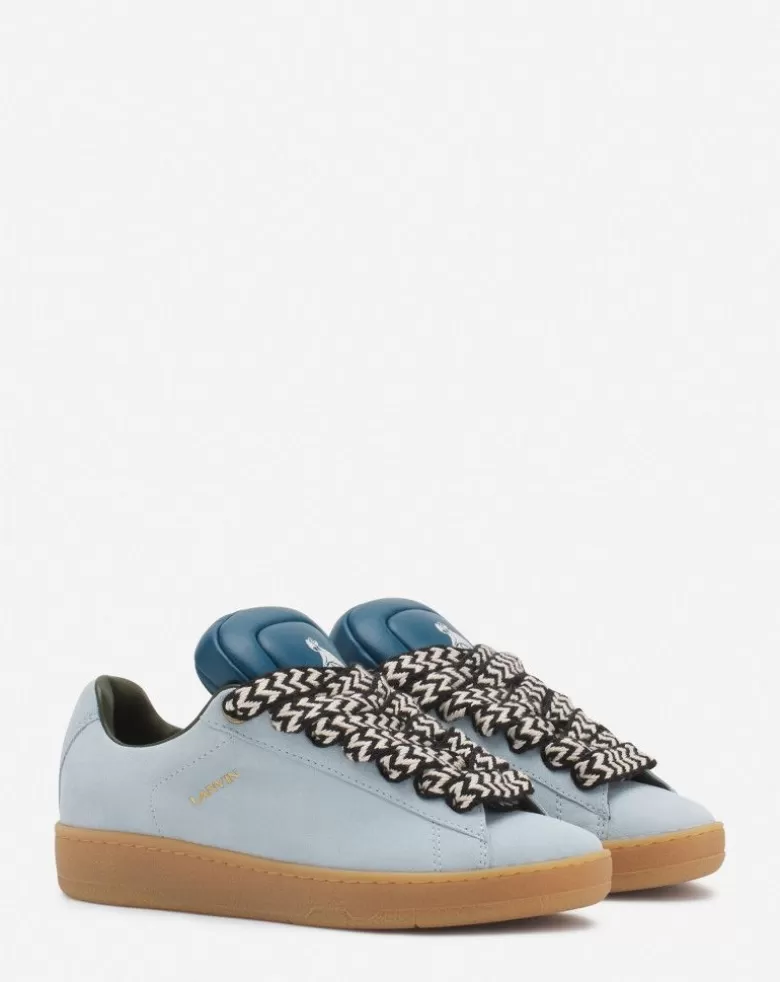 Donne Lanvin Sneakers Hyper Curb X Future In Pelle E Camoscio Da Donna