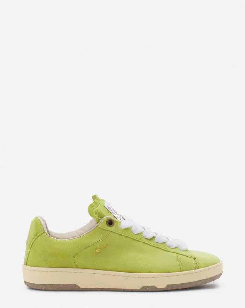 Uomini Lanvin Sneakers In Camoscio Curb Lite