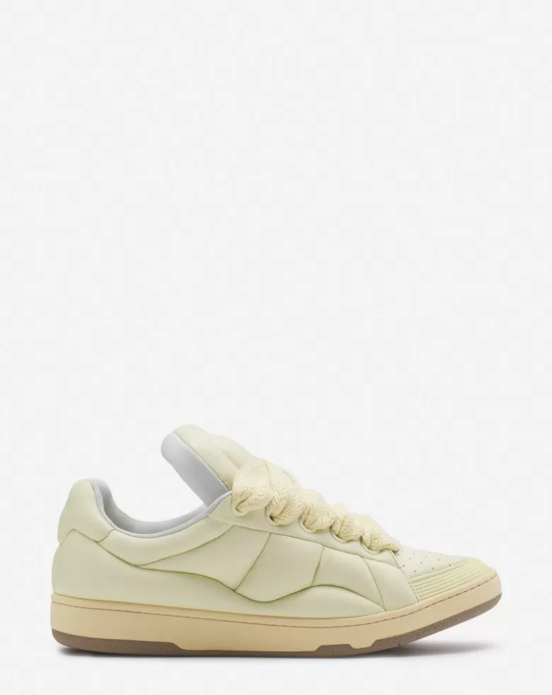 Uomini Lanvin Sneakers In Pelle Kerb Xl