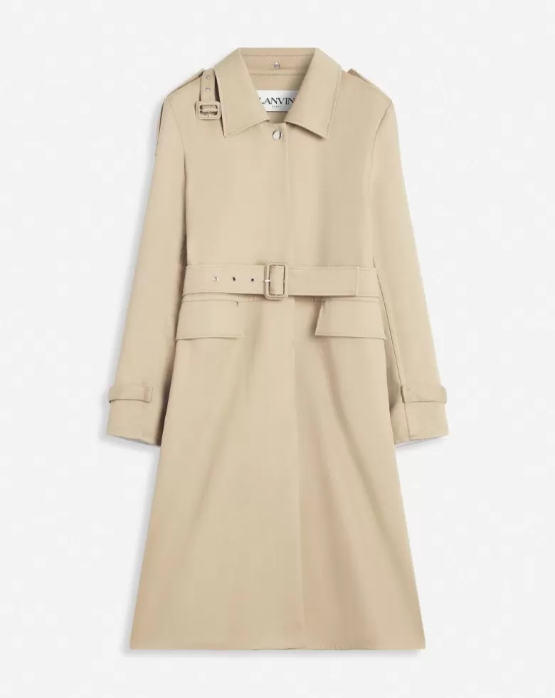 Donne Lanvin Trench Stile Cappa