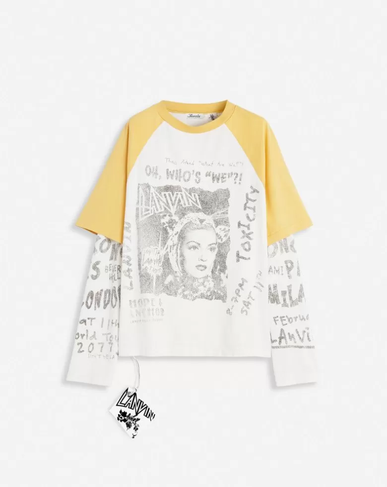 Uomini Lanvin T-Shirt A Maniche Lunghe X Future