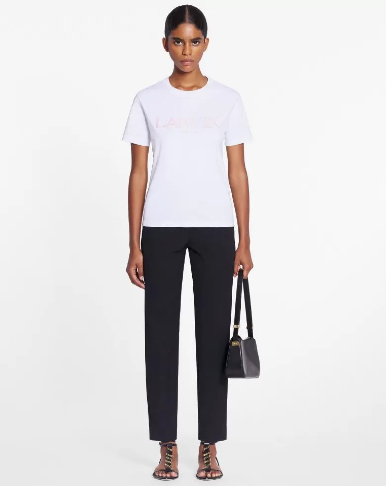 Donne Lanvin T-Shirt Classica Ricamata